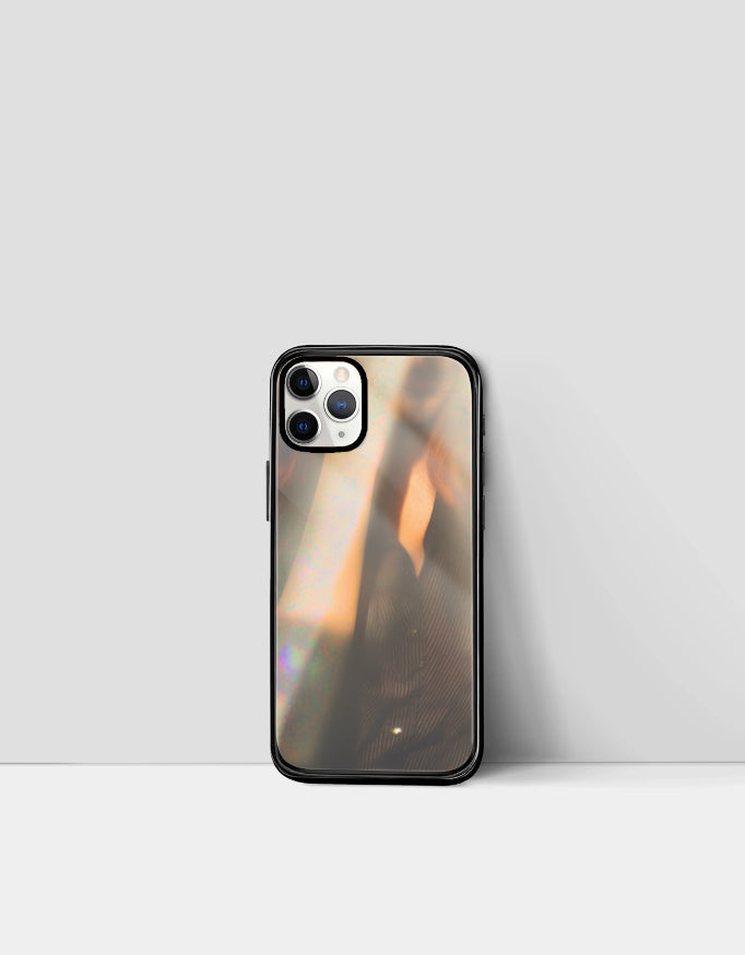 Prism Rainbow Burst | Premium Glossy Protective iPhone Glass Case
