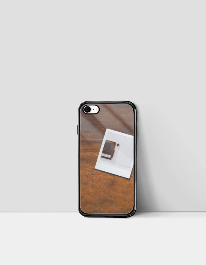 Cozy Photo Wood | Premium Glossy Protective iPhone Glass Case